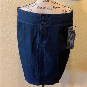 Dress Barn Dark Blue Denim Skirt
